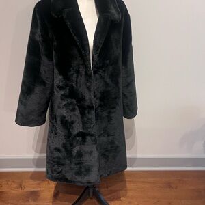 Tyler Boe Elegant Black Teddy Jacket